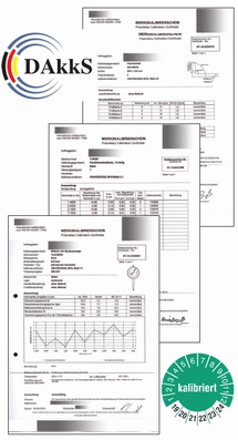 VDI/VDE/DGQ certificate inside micrometer 3 pt >100~200 mm