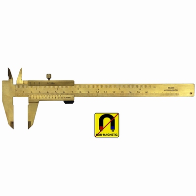 Brass caliper clearance