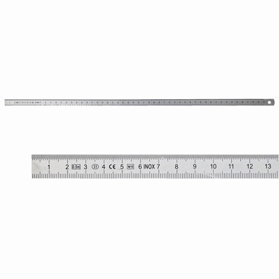 Steel ruler, inox, 18x0.5 mm, 1000 mm