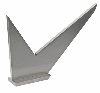 Multidegrees square 90/45/30/120°, carbon steel with back, 300 mm