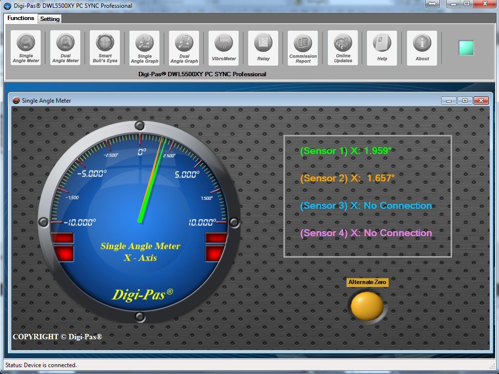 Professioneel Software voor de waterpas DWL 5000 XY