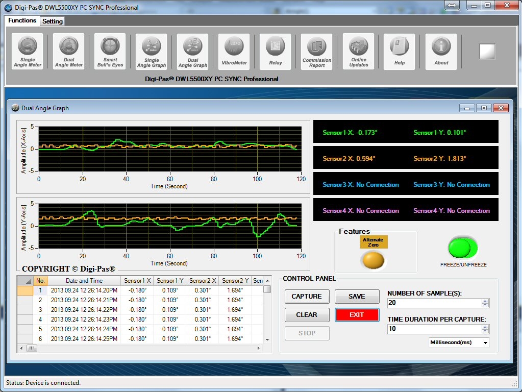 Programme de transfère pour DWL5000 XY