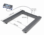 Floor scale UID, 600kg/0.2kg, 1195x840 mm (M)