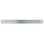 Règle de mesure inox graduée, 13x0.5 mm, 150 mm