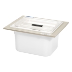 Insert tub KW 14 B, polypropylene, non-perforated & lid